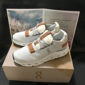 On Running Men's White and Brown Sneakers